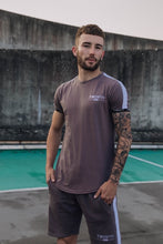 Load image into Gallery viewer, IVAR Charcoal Grey & White T - Shirt Twinset