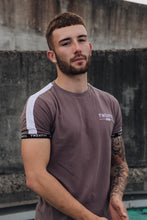 Load image into Gallery viewer, IVAR Charcoal Grey & White T - Shirt Twinset