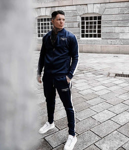 IVAR Midnight Blue & White Joggers